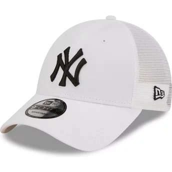 Νέα Εποχή A Frame Home Field New York Yankees MLB Λευκό Ρυθμιζόμενο Trucker Καπέλο
