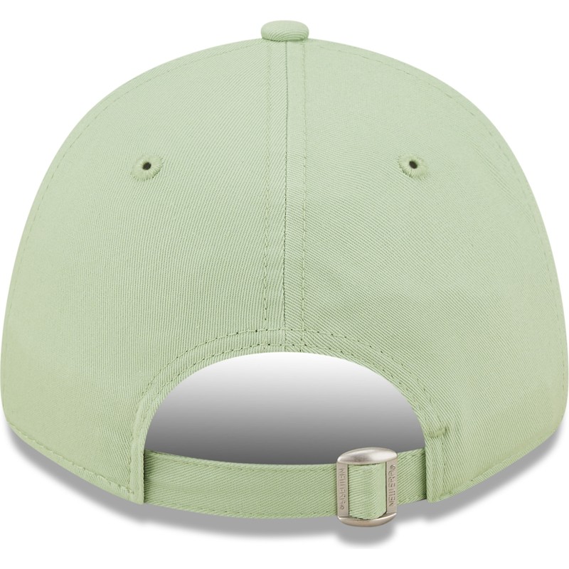 new-era-curved-brim-9forty-league-essential-los-angeles-dodgers-mlb-light-green-adjustable-cap