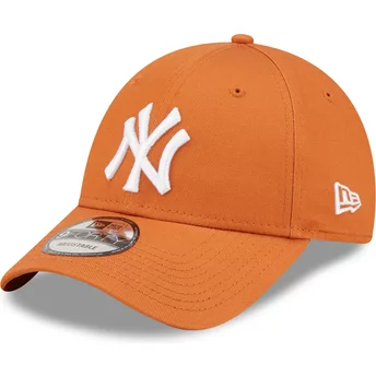 Νέα Εποχή Καμπυλωτό Πετο 9FORTY League Essential Νέα Υόρκη Yankees MLB Πορτοκαλί Ρυθμιζόμενο Καπέλο