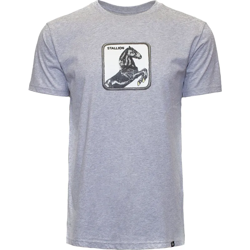 camiseta-manga-corta-gris-caballo-stallion-stud-the-farm-the-farm-goorin-bros