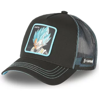 Καπέλο Φορτηγατζή Capslab Vegeta Super Saiyan Blue CAS VEG1 Dragon Ball Μαύρο