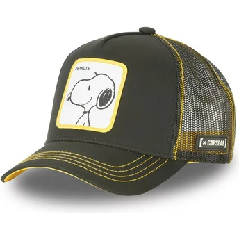 Καπέλο Φορτηγατζή Capslab Snoopy DO1 Peanuts Μαύρο