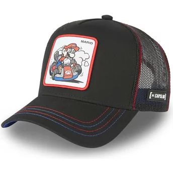 Καπέλο φορτηγατζή Capslab Mario Kart DRI1 Super Mario Bros. Μαύρο