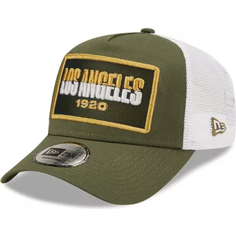 Καπέλο Φορτηγατζή Πράσινο και Λευκό Νέας Εποχής Los Angeles A Frame Repreve USA State