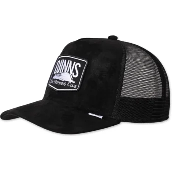 Καπέλο μαύρο trucker Do Nothing Club HFT DNC 3.0 Hairy Suede από Djinns