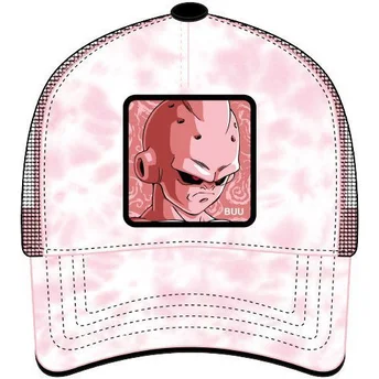 Capslab Kid Buu KID3 Dragon Ball Pink and White Trucker Hat