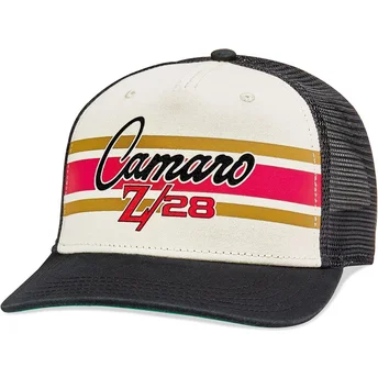 Καπέλο trucker άσπρο και μαύρο snapback Camaro Z28 Sinclair από American Needle