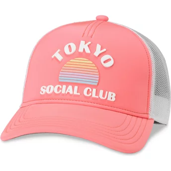 Αμερικανική Βελόνα Τόκιο Κοινωνικό Όμιλο Riptide Valin Μαύρο και Λευκό Snapback Trucker Hat
