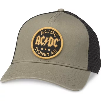 Αμερικανική Βελόνα AC/DC Valin Πράσινο και Μαύρο Καπέλο Φορτηγατζή Snapback