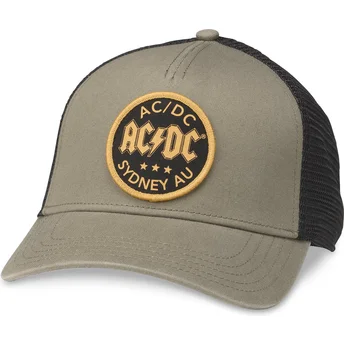 Καπέλο trucker πράσινο και μαύρο snapback AC/DC Valin της American Needle