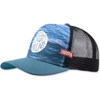 Παραλιακό Καπέλο Τράκερ Η Θάλασσα Σε Καλεί ΗΦΤ Μπλε