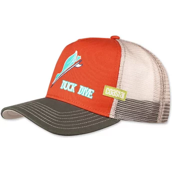 Παράκτια Καπέλο Φορτηγατζή Πορτοκαλί HFT Duck Dive