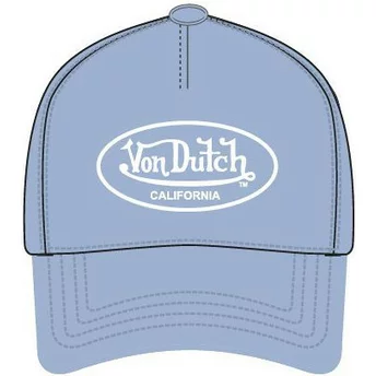 Καπέλο Von Dutch με καμπύλο γείσο LOF C7 Μπλε Ρυθμιζόμενο