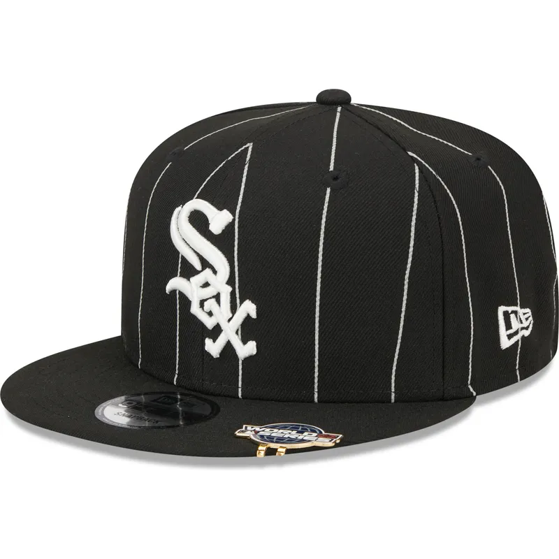 plana-snapback-9fifty-pinstripe-visor-clip-chicago-white-sox-mlb-new-era plana-snapback-9fifty-pinstripe-visor-clip-chicago-white-sox-mlb-new-era
