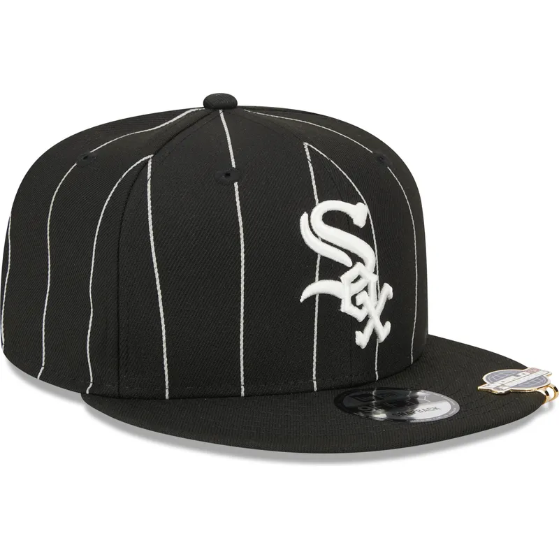 plana-snapback-9fifty-pinstripe-visor-clip-chicago-white-sox-mlb-new-era plana-snapback-9fifty-pinstripe-visor-clip-chicago-white-sox-mlb-new-era