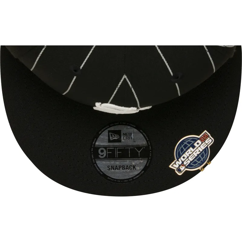 plana-snapback-9fifty-pinstripe-visor-clip-chicago-white-sox-mlb-new-era plana-snapback-9fifty-pinstripe-visor-clip-chicago-white-sox-mlb-new-era