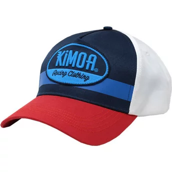 Καπέλο Kimoa με καμπυλωτό γείσο και ρυθμιζόμενο μέγεθος της ομάδας Turbo σε μπλε, λευκό και κόκκινο χρώμα