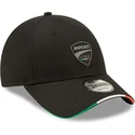 new-era-curved-brim-9forty-repreve-flag-sandwich-ducati-motor-motogp-black-adjustable-cap