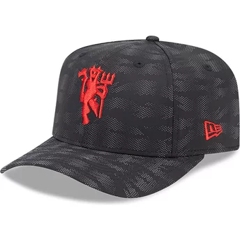 Καπέλο Snapback με Καμπυλωτό Γείσο Νέας Εποχής 9FIFTY Ελαστικό Snap Ανακλαστική Παραλλαγή Manchester United Ποδοσφαιρικό Σύλλογο