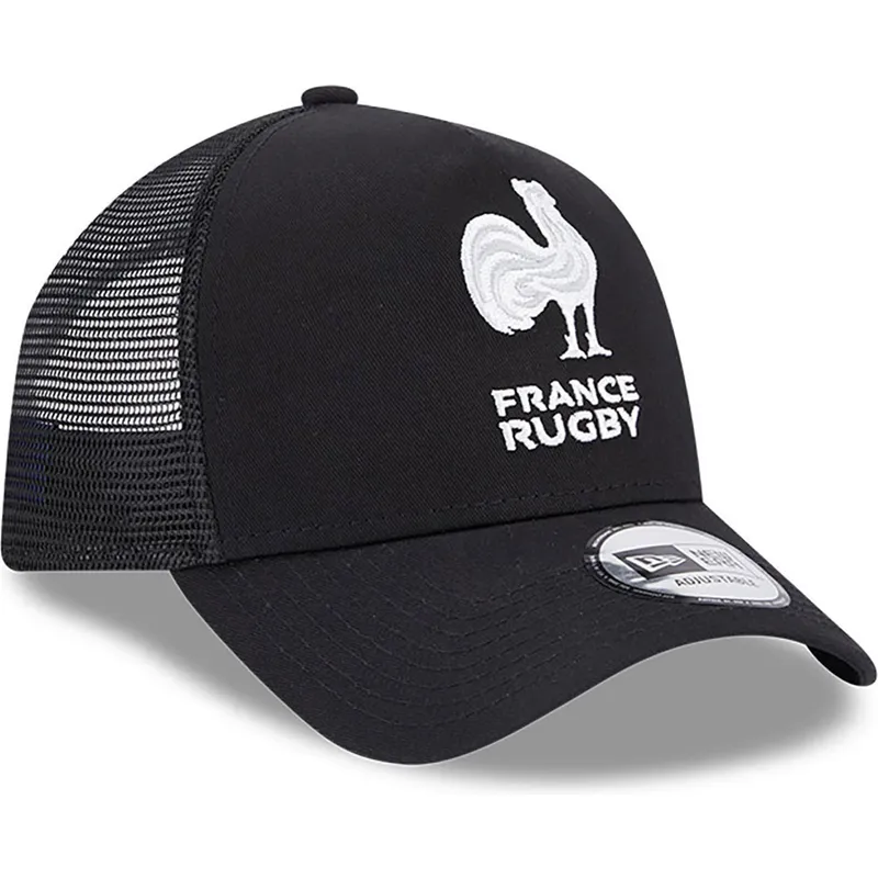 curva-snapback-a-frame-monochrome-french-rugby-federation-ffr-new-era