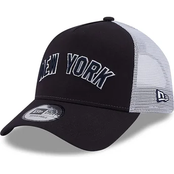 Καπέλο trucker μπλε navy A Frame Team Script των New York Yankees MLB από τη New Era