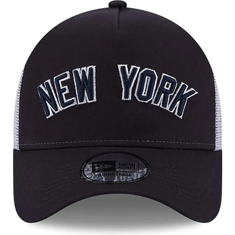 trucker-a-frame-team-script-new-york-yankees-mlb-new-era