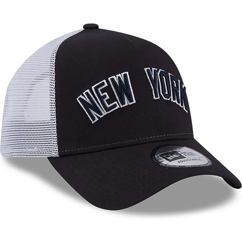 trucker-a-frame-team-script-new-york-yankees-mlb-new-era