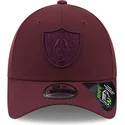 new-era-curved-brim-maroon-logo-9forty-repreve-las-vegas-raiders-nfl-maroon-adjustable-cap