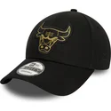 curva-9forty-metallic-badge-chicago-bulls-nba-new-era