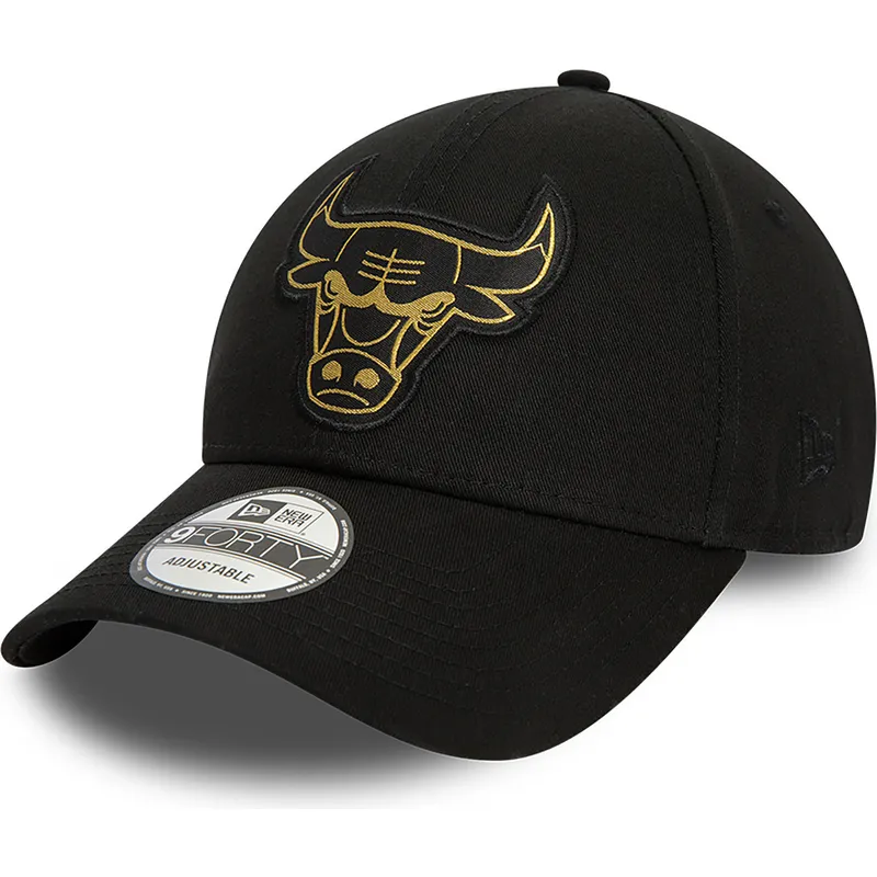 curva-9forty-metallic-badge-chicago-bulls-nba-new-era
