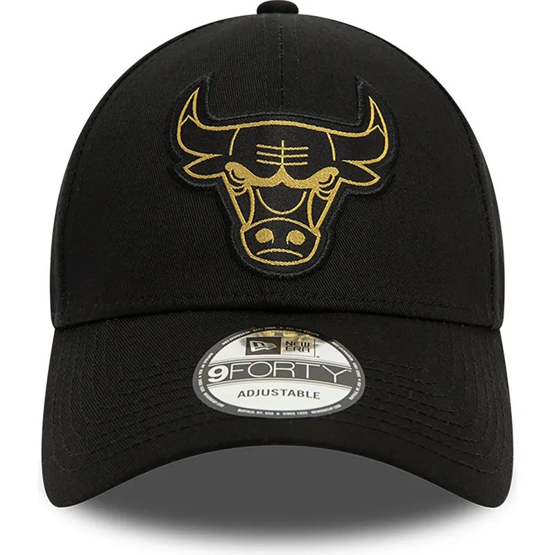 curva-9forty-metallic-badge-chicago-bulls-nba-new-era