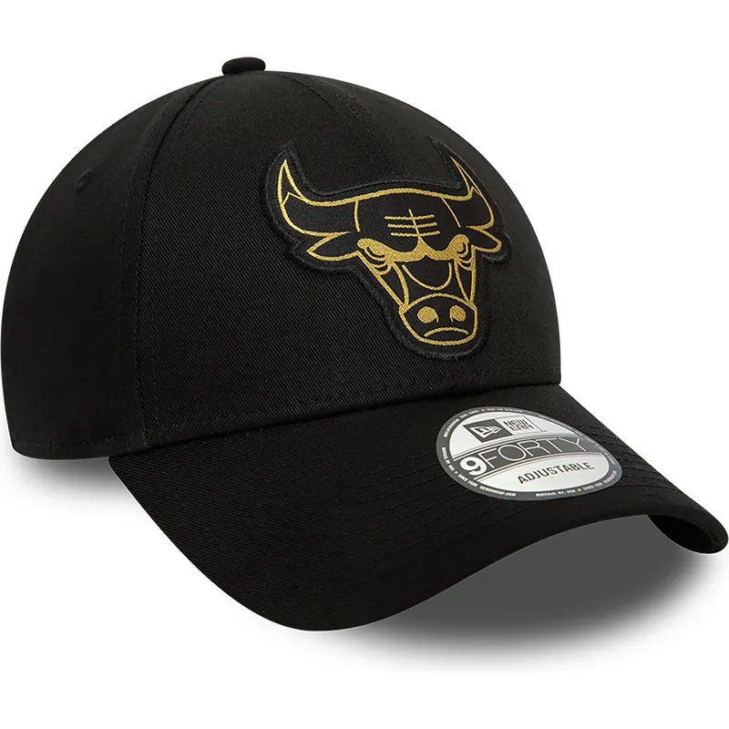 curva-9forty-metallic-badge-chicago-bulls-nba-new-era