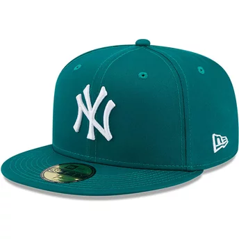 Νέα Εποχή Επίπεδο Περίγραμμα 59FIFTY League Essential New York Yankees MLB Πράσινο Προσαρμοσμένο Καπέλο