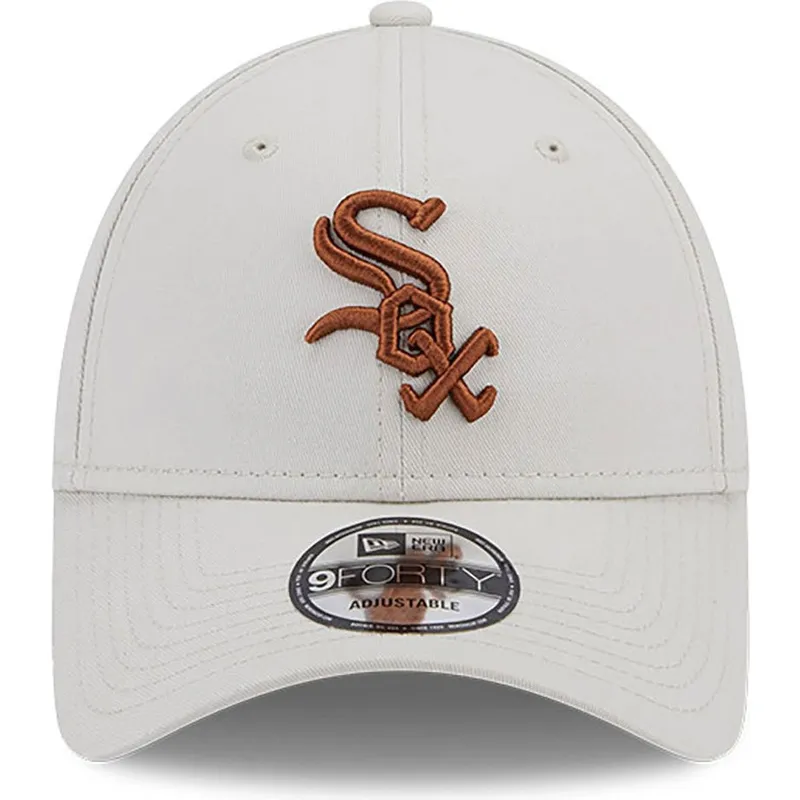 curva-marron-9forty-league-essential-chicago-white-sox-mlb-new-era