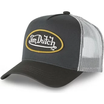 Καπέλο φορτηγατζή Von Dutch CLA6 Μαύρο και Λευκό