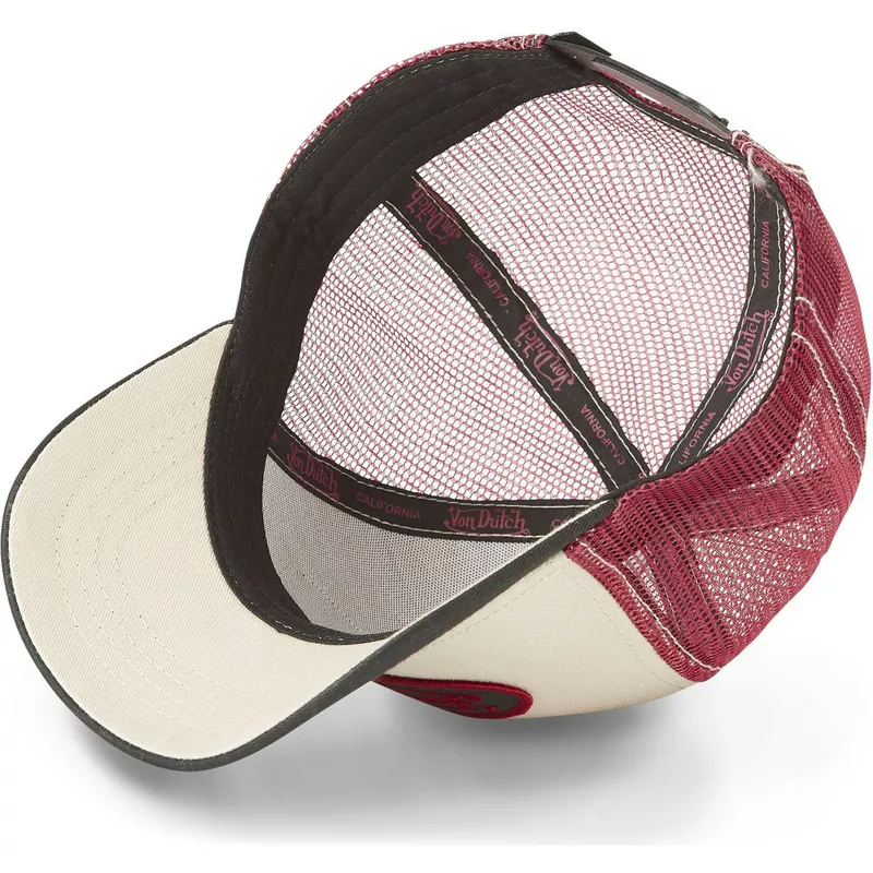 von-dutch-cla4-beige-red-and-black-trucker-hat