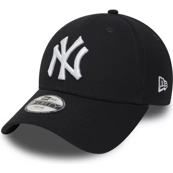 Νέα Εποχή Καμπυλωτή Πλευρική Καπέλο για Νέους 9FORTY Βασικό Νέα Υόρκη Τανκς MLB Προσαρμόσιμο Καπέλο Ναυτικό Μπλε