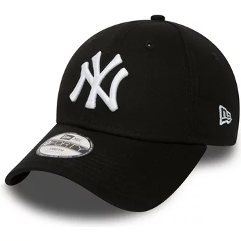 Νέα Εποχή Καμπυλωτή Πλευρά Νεολαίας 9FORTY Απαραίτητο Καπέλο Νέας Υόρκης Yankees MLB Μαύρο Ρυθμιζόμενο