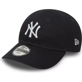 Νέα Εποχή Καπέλο Νεανικό με Καμπύλη Πλευρά 9FORTY Απαραίτητο New York Yankees MLB Μπλε Προσαρμόσιμο