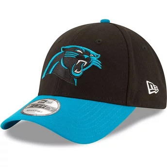 Νέα Εποχή Καμπυλωτή Μπριμ 9FORTY Η Λίγκα Carolina Panthers NFL Μαύρο και Μπλε Ρυθμιζόμενο Καπέλο