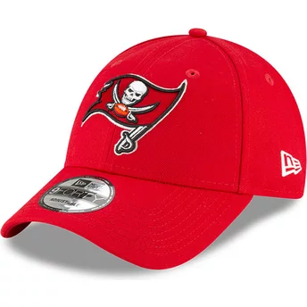 Νέα Εποχή Καμπυλωτή Περίμετρος 9FORTY Tampa Bay Buccaneers NFL Κόκκινο Ρυθμιζόμενο Καπέλο