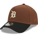 curva-snapback-9forty-a-frame-harvest-detroit-tigers-mlb-new-era