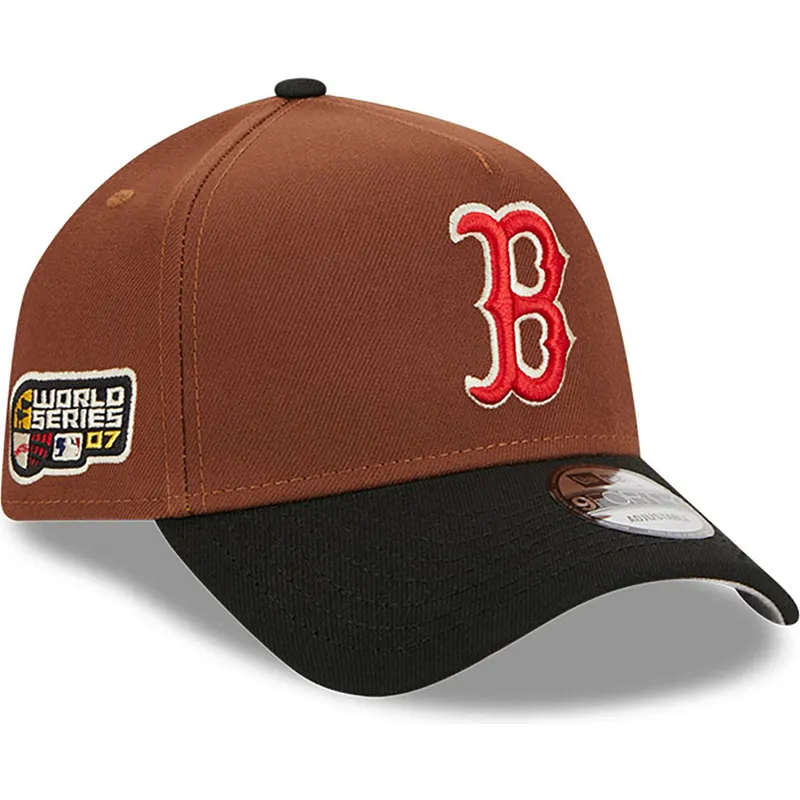 curva-snapback-9forty-a-frame-harvest-boston-red-sox-mlb-new-era