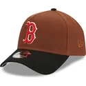 curva-snapback-9forty-a-frame-harvest-boston-red-sox-mlb-new-era