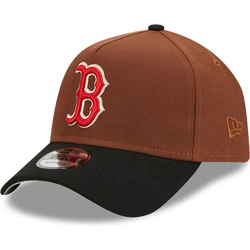 curva-snapback-9forty-a-frame-harvest-boston-red-sox-mlb-new-era