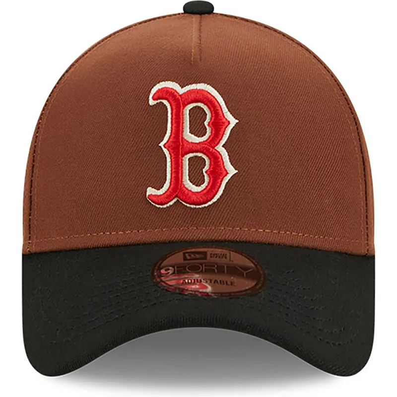 curva-snapback-9forty-a-frame-harvest-boston-red-sox-mlb-new-era