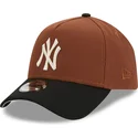 curva-snapback-9forty-a-frame-harvest-new-york-yankees-mlb-new-era