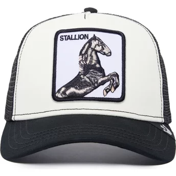 Goorin Bros. Καπέλο Φορτηγατζή Άλογο Επιβήτορας της Φάρμας Άσπρο και Μαύρο