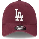 curva-granate-9twenty-league-essential-los-angeles-dodgers-mlb-new-era