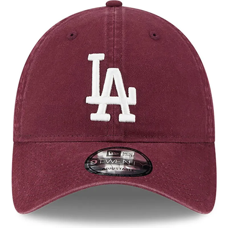 curva-granate-9twenty-league-essential-los-angeles-dodgers-mlb-new-era